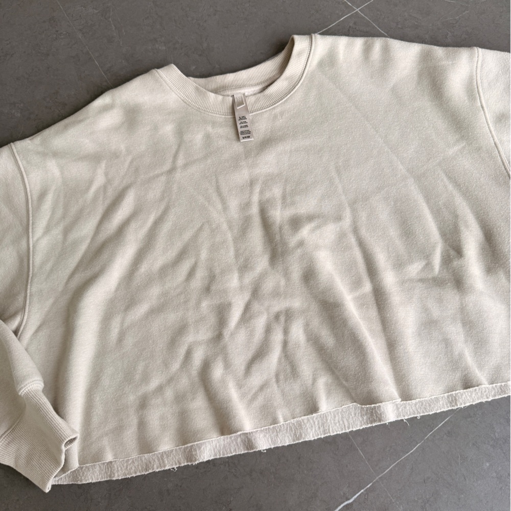 SKIMS Soft Beige Sweatshirt